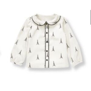 Janie and Jack Paris shirt size 3 to 6 months